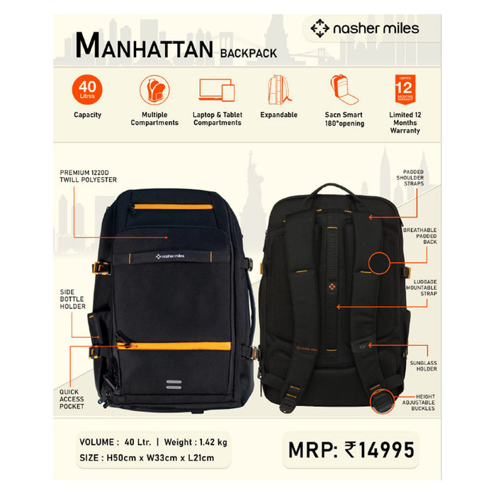 Nasher Miles Manhattan  Backpack