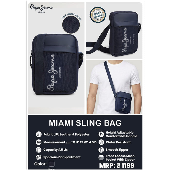 Pepe Jeans- Miami Sling Bag