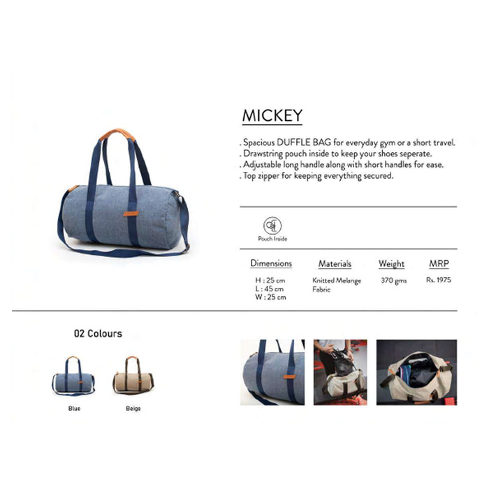 OBLIQUE -  MICKEY  DUFFLE BAG