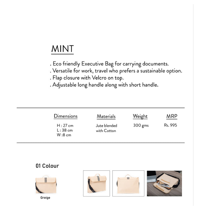 Oblique- Mint Bag
