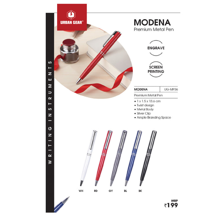 Urban Gear- Modena Metal Pen UG-MP36