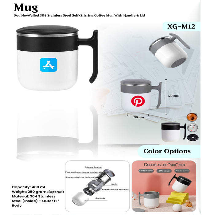 304 Stainless Steel Mug XG - M12