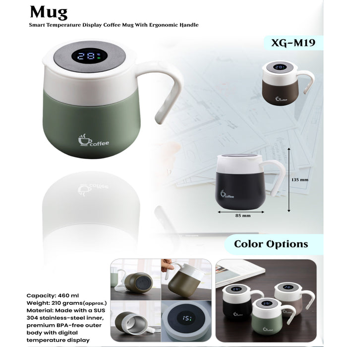 Made with a SUS 304 stainless - steel Inner, premium Mug XG - M19