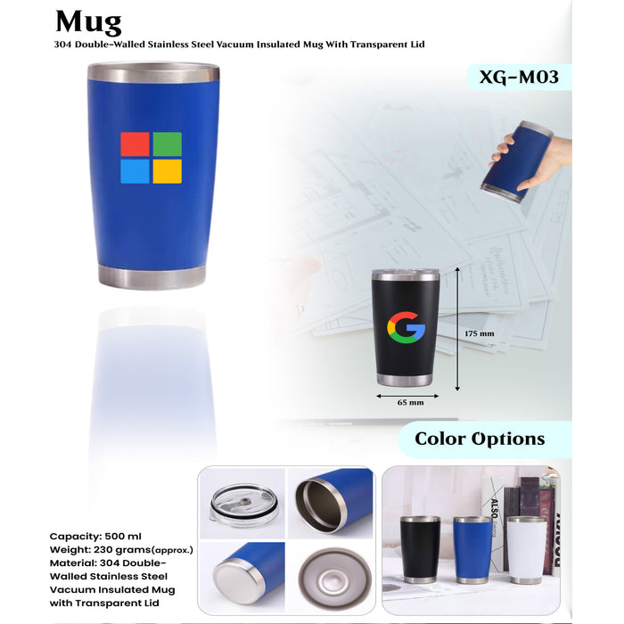 Double Wall Stainless Steel Mug XG - M03