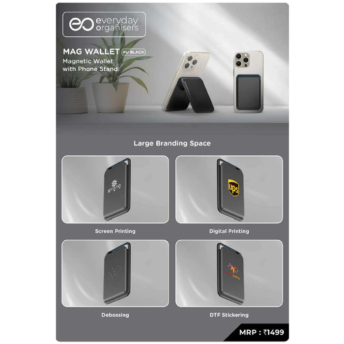 EO -  Mag Wallet -PU Black