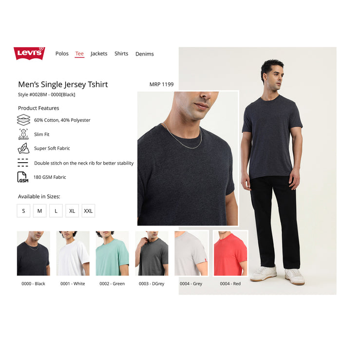 Levi's - Polycotton Round Neck