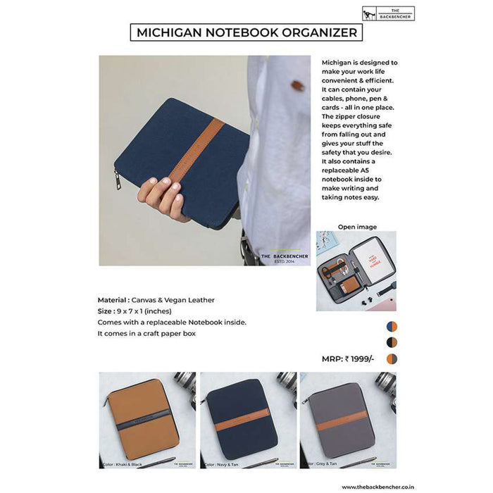 The Back Bencher - Michigan Work Organizer Notebook