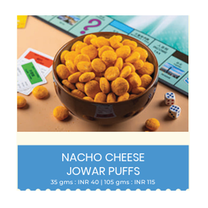 Snackible - Nacho Cheese Jowar Puffs