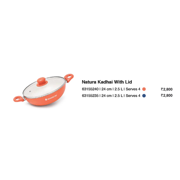 Wonder Chef -  Natura Kadhai With Lid