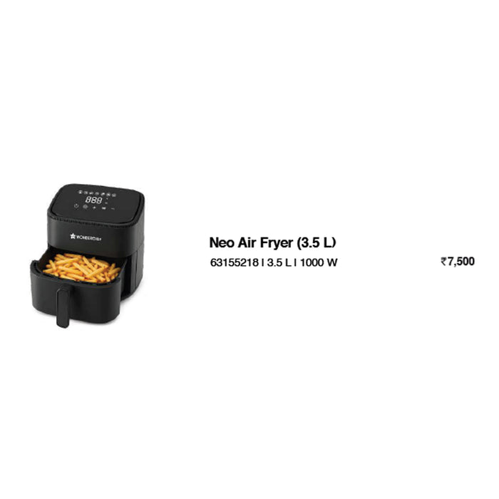 Wonder Chef - Neo Air Fryer (3.5 L)