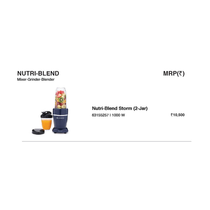 Wonder Chef - Nutri Blend Storm (2-Jar)