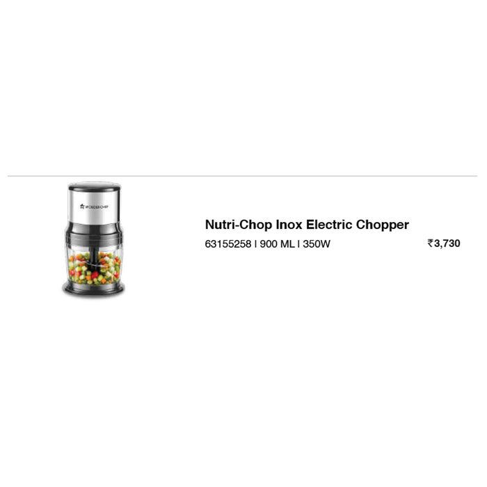 Wonder Chef - Nutri Chop Inox Electric Chopper