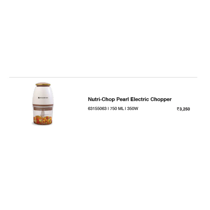 Wonder Chef - Nutri Chop Pearl Electric Chopper