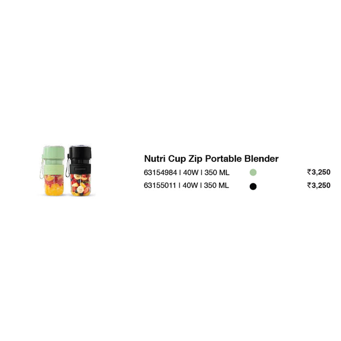 Wonder Chef - Nutri Cup Zip Portable Blender