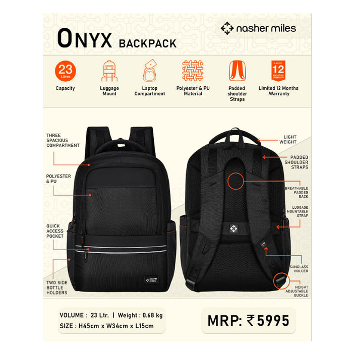 Nasher Miles Onyx  Backpack