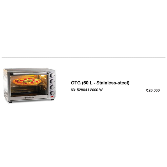 Wonder Chef - OTG (60 L - Stainless-Steel)