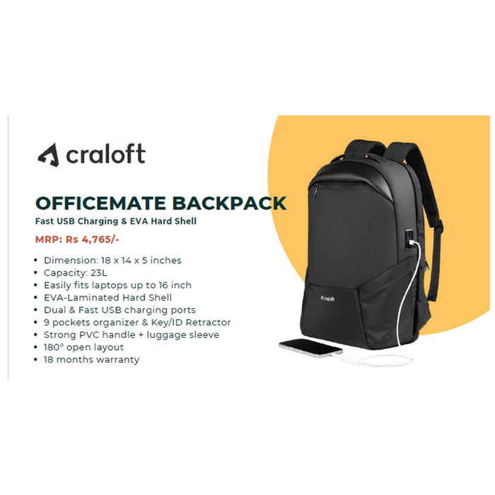 Craloft- Officemate Backpack