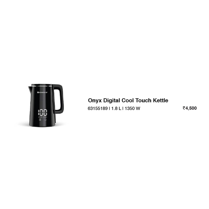 Wonder Chef - Onyx Digital Cool Touch Kettle