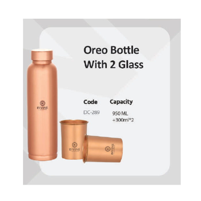 Oreo  Bottle With 2 Glass   DC-289