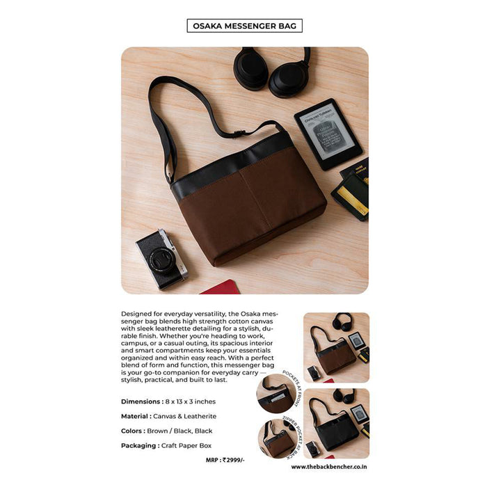 The Back Bencher - Osaka Messenger Bag