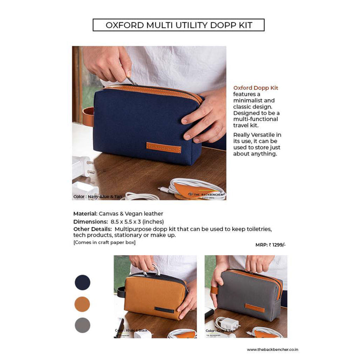 The Back Bencher - Oxford Multi Utility Dopp Kit