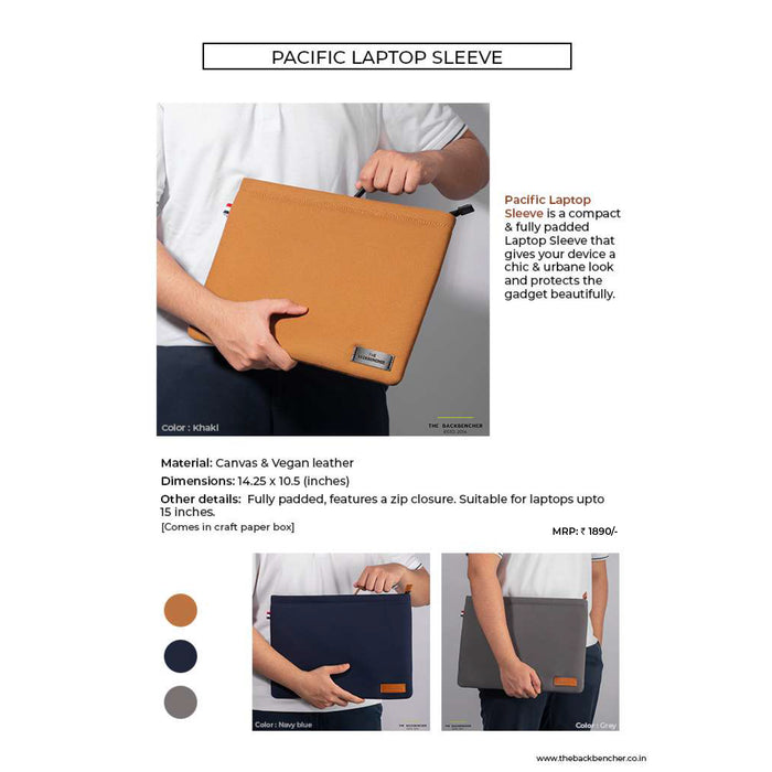 The Back Bencher - Pacific  Laptop Sleeve
