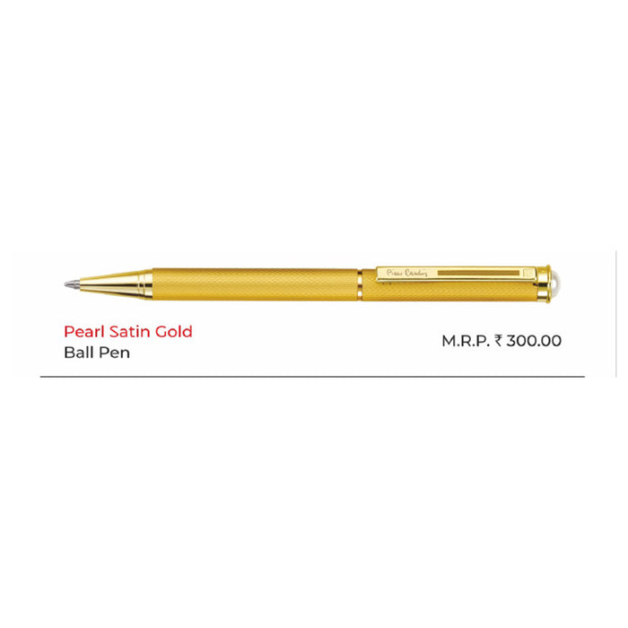Pierre Cardin - Pearl Satin Gold Ball Pen