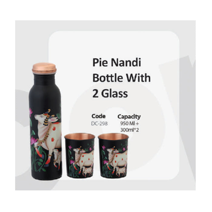 Pie Nandi  Bottle With 2 Glass   DC-298