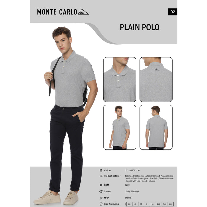 Monte Carlo - Plain Polo T-Shirts