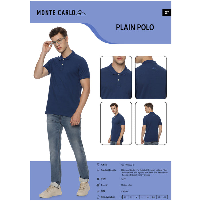 Monte Carlo - Plain Polo T-Shirts