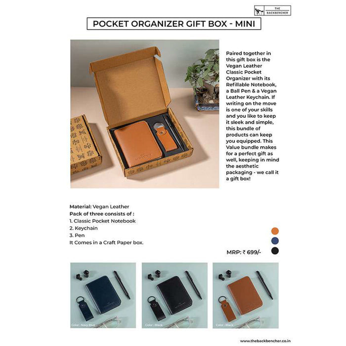 The Back Bencher - Pocket Organizer Gift Box- Mini