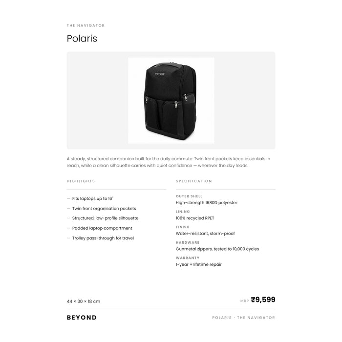 Beyond - Polaris  Backpack