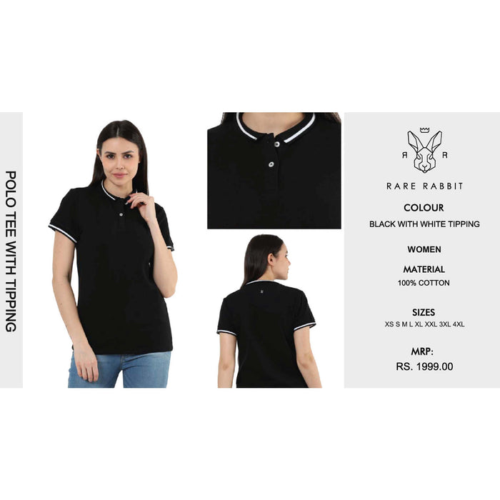 Rare Rabbit Polo T Shirt With Tipping
