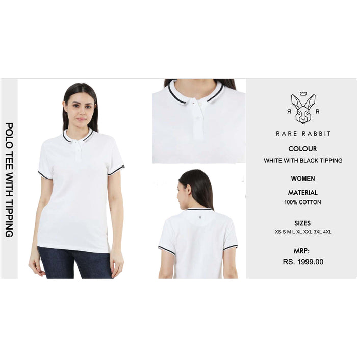 Rare Rabbit Polo T Shirt With Tipping