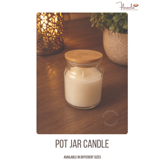 Floraelix - Pot Jar Candle  JSFC064