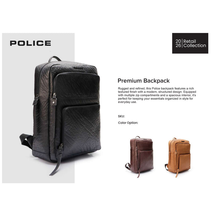 Police - Premium Backpack Shoulder