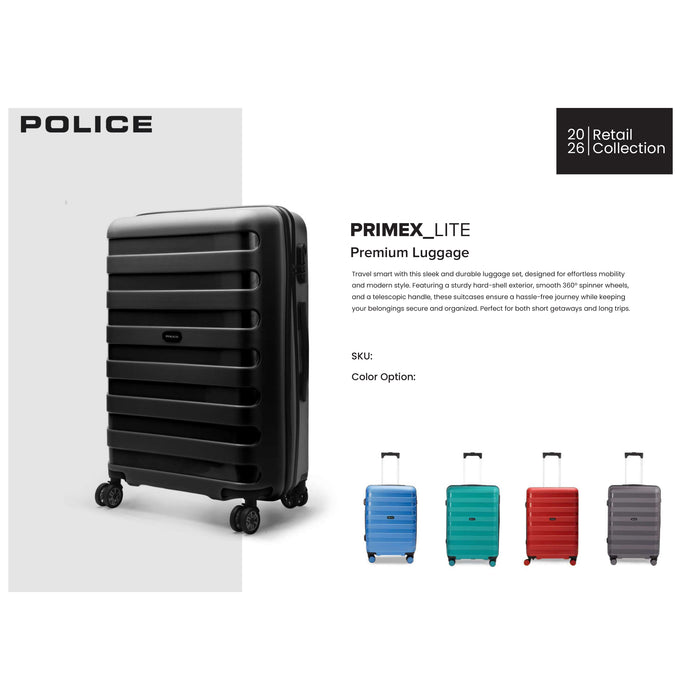 Police - Primex  Lite Premium Luggage