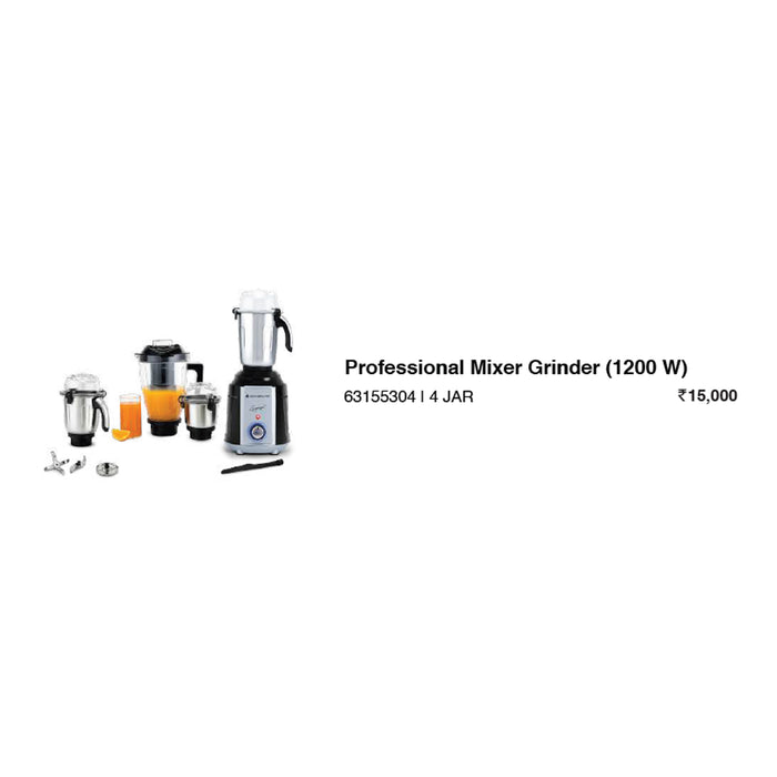 Wonder Chef - Professional Mixer Grinder (1200 W)