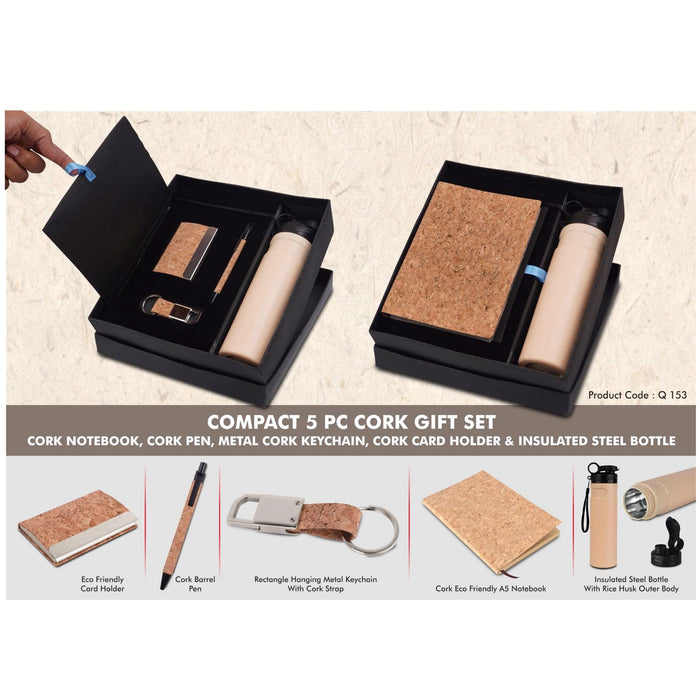 Power Plus- Compact 5 PC Cork  Gift Set Q 153
