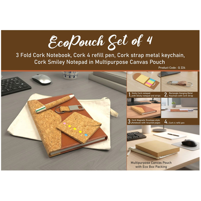 Power Plus- Eco Pouch Set Of 4 Q 224