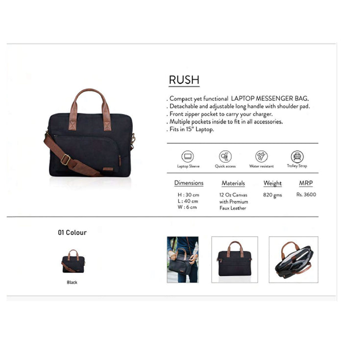 OBLIQUE- RUSH  LAPTOP BAG