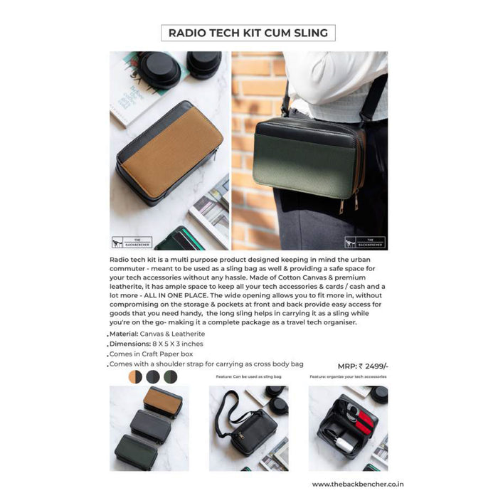 The Back Bencher - Radio Tech Kit Cum Sling