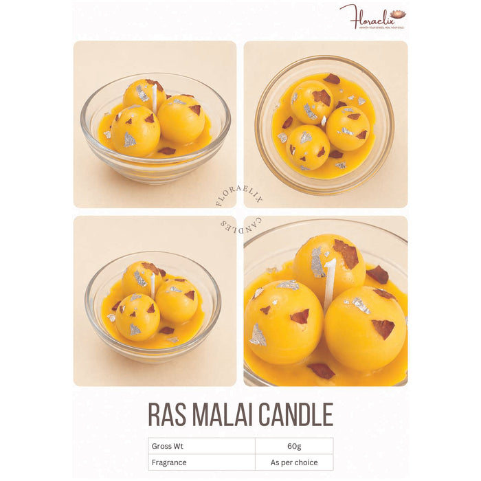 Floraelix - Ras Malai  Candle  JSFC083