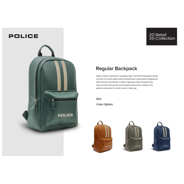 Police - Vintage Sports Regular Backpack