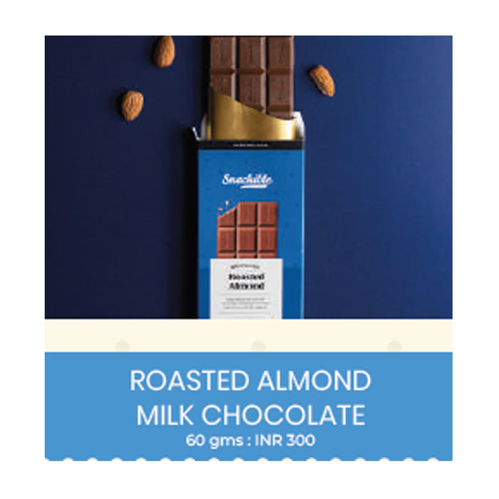 Snackible - Roasted Almond Milk Chocolate