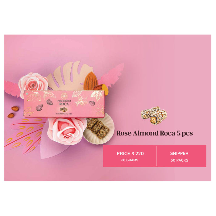Cacao Springs - Rose Almond  Roca 5 pcs