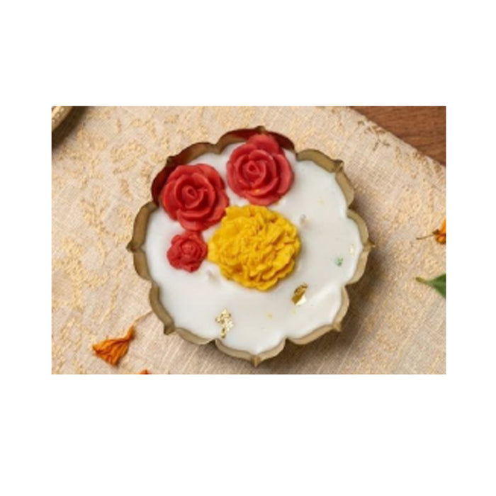 Rose & Marigold Tealight