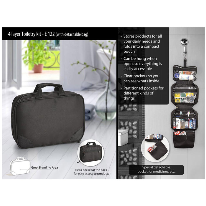 Power Plus - 4 Layer Toiletry Kit  S E 122