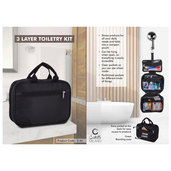 Power Plus - 3 Layer Toiletry Kit S 44