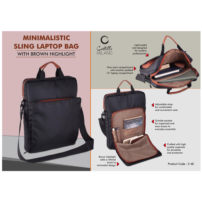 Power Plus - Minimalistic Sling Laptop Bag S 48